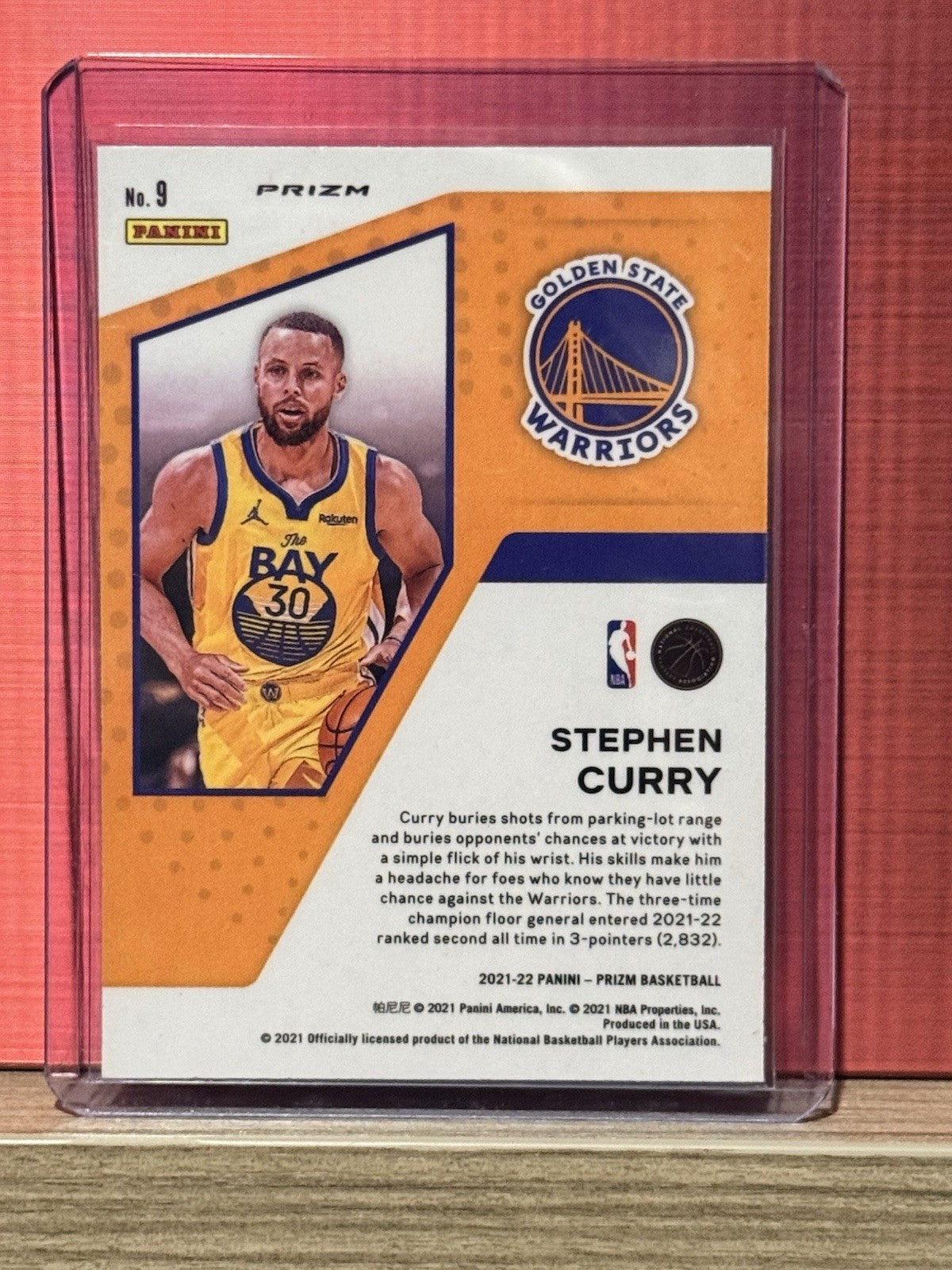 2021-22 Panini Prizm Disco Stephen Curry Mindset Fast Break Prizm #9 Warriors