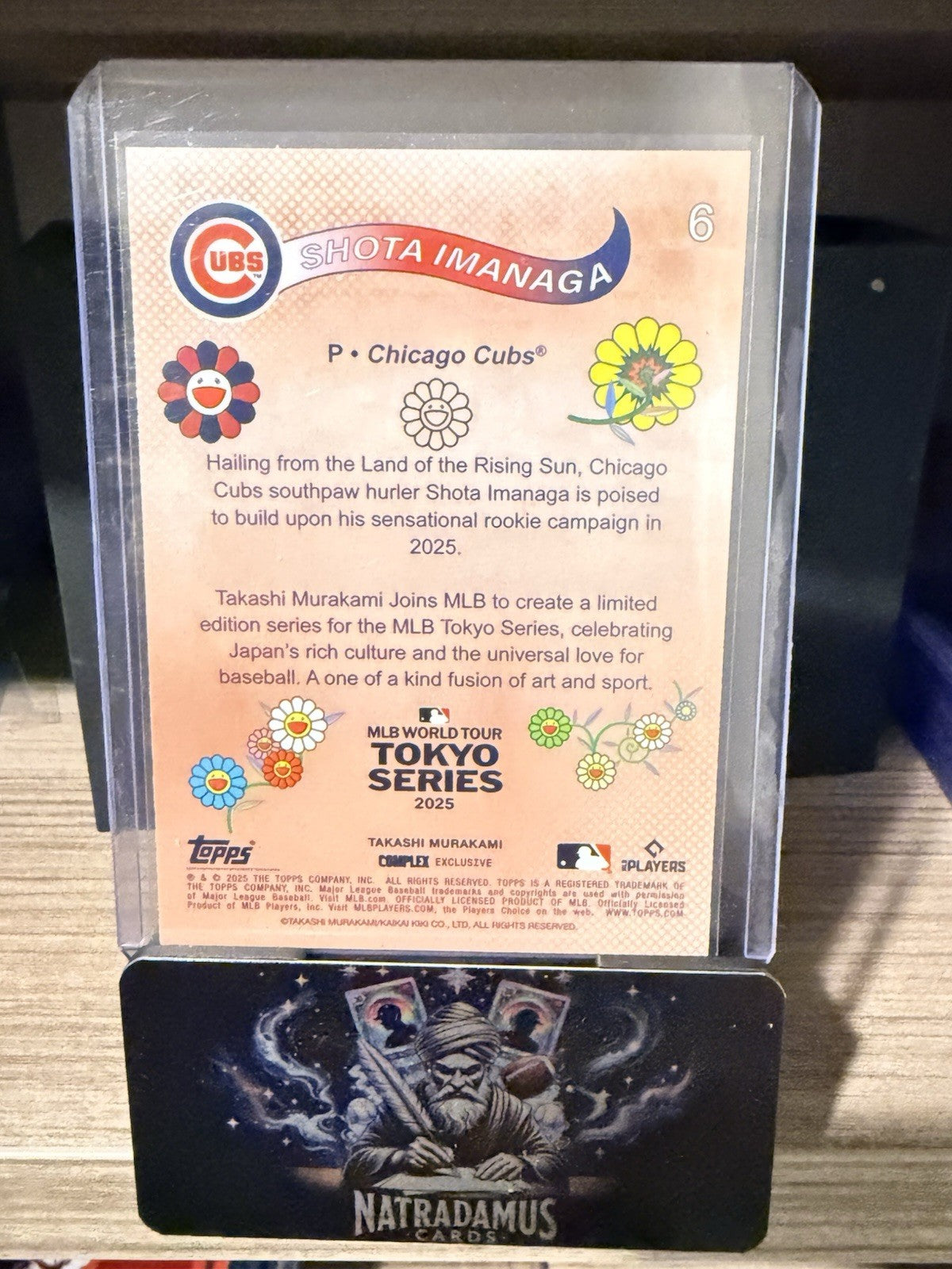 2025 Topps Tokyo Series Shota Imanaga Murakami #6 Chicago Cubs