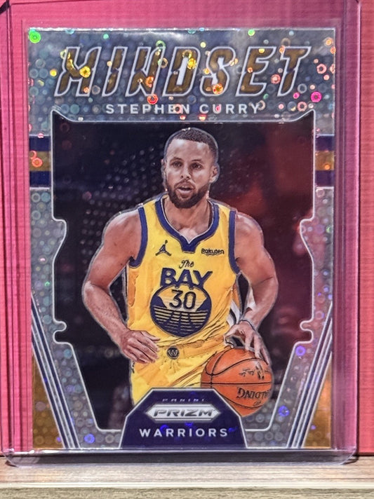 2021-22 Panini Prizm Disco Stephen Curry Mindset Fast Break Prizm #9 Warriors