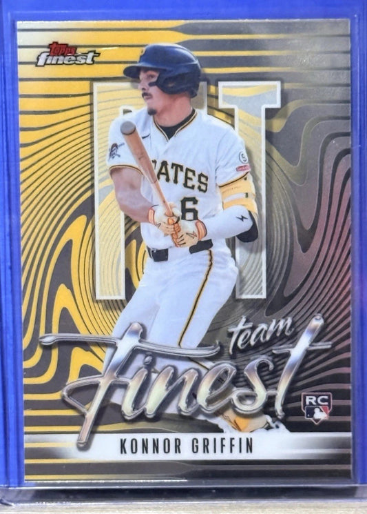 2026 Topps Finest Konnor Griffin RC Pittsburgh Pirates Team Finest Insert #TF-23