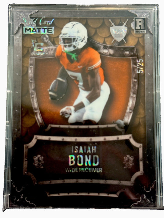 2023 Wild Card MATTE - Isaiah Bond 5/25