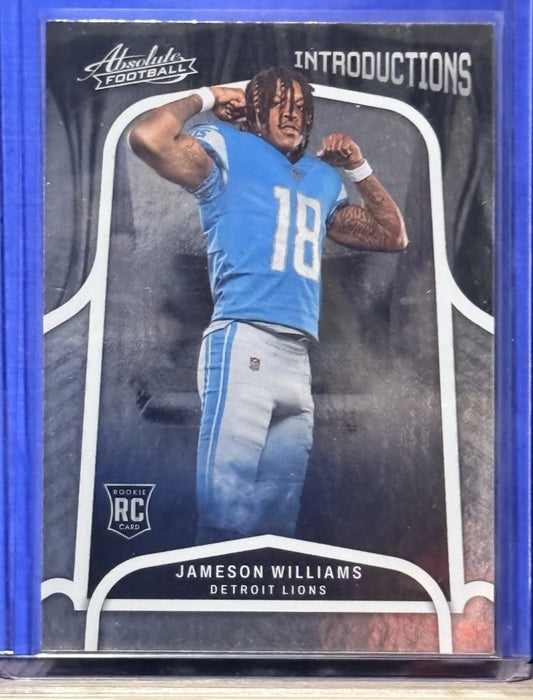 2022 Panini Absolute Introductions Jameson Williams #INT-7 Detroit Lions