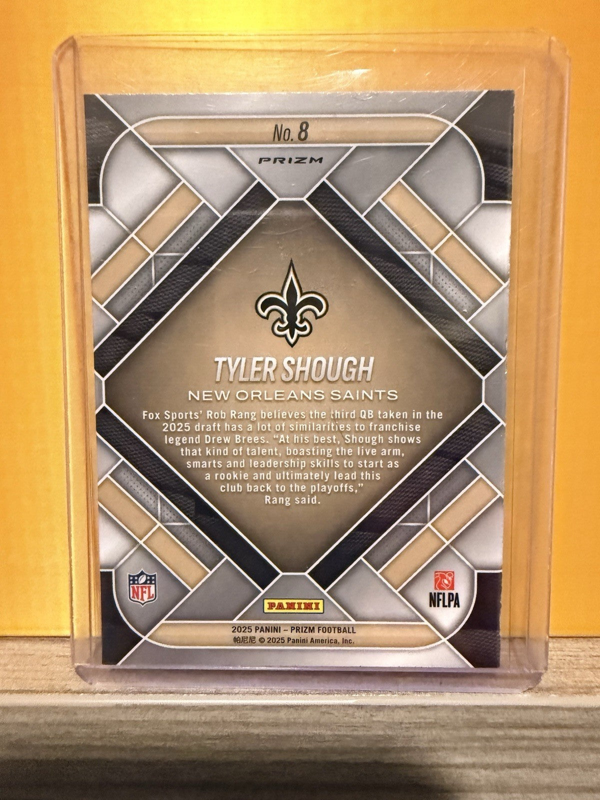 2025 Panini Prizm - Emergent Tyler Shough #8 Green Ice Prizm (RC)