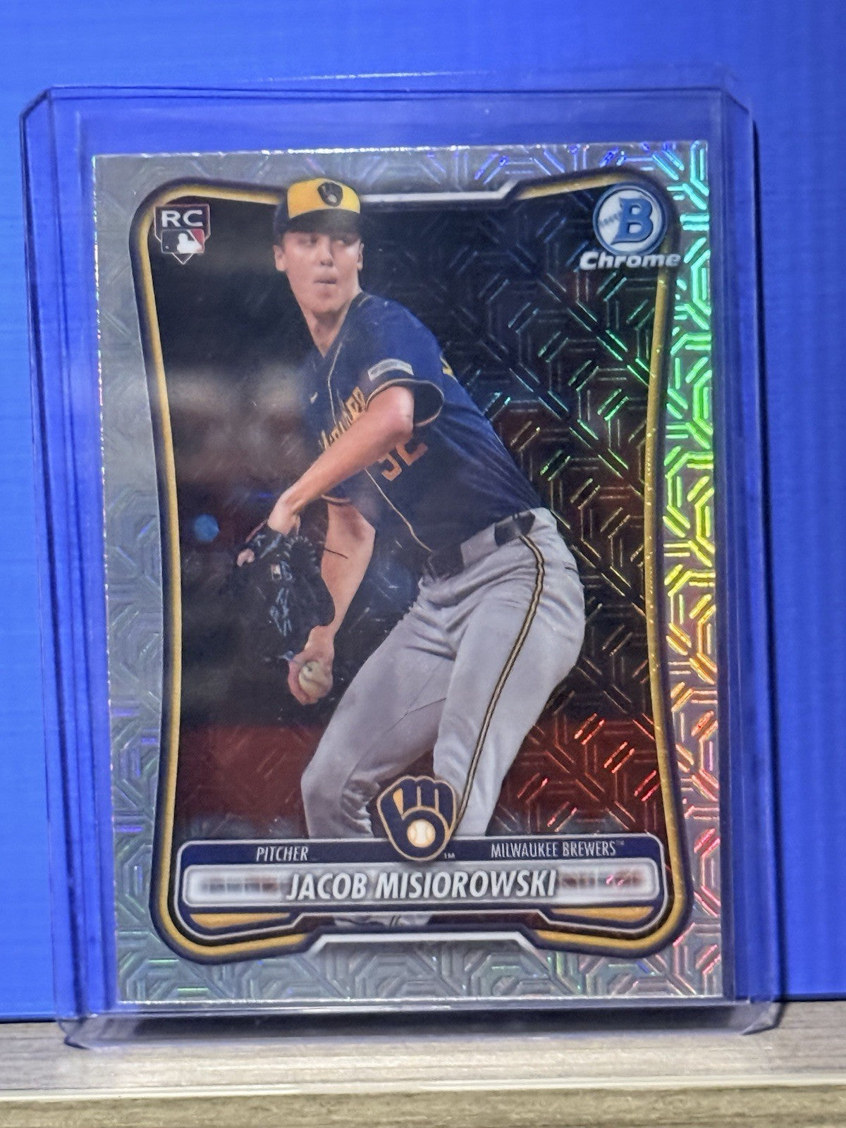 2026 Bowman Baseball Jacob Misiorowski Mojo Refractor #35  Brewers