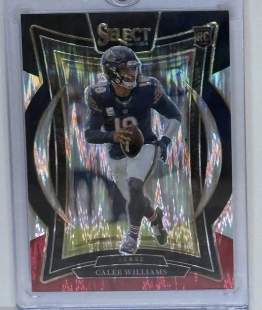 2024 Panini Select 25 Caleb Williams Concourse Black & Red Shock RC 🔥🔥🔥