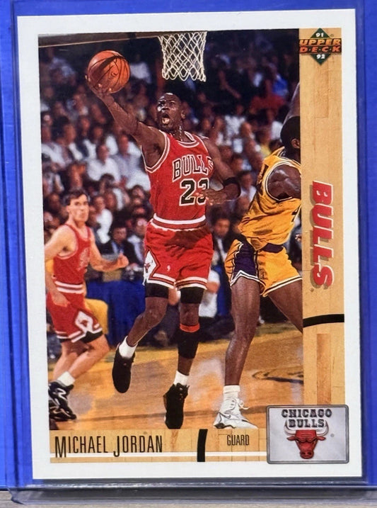 Michael Jordan 1991-92 Upper Deck #44 NBA basketball  Chicago Bulls