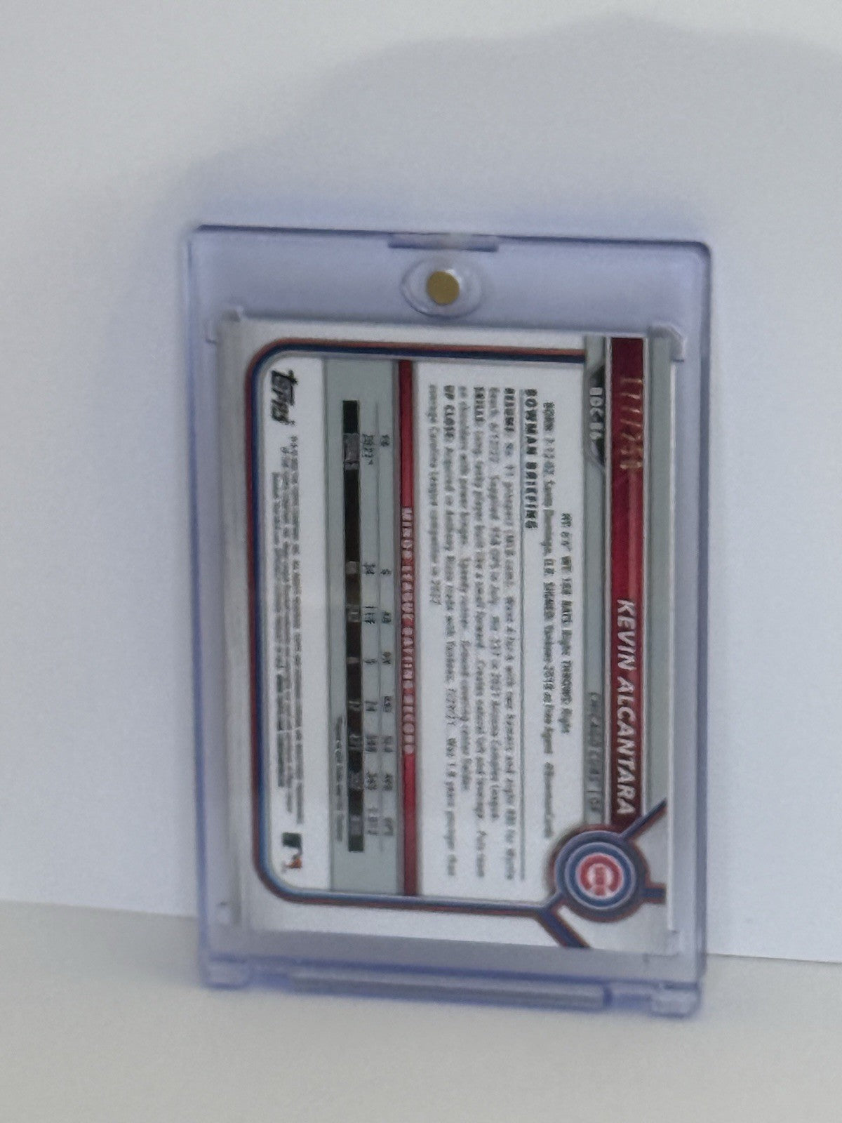 2022 Bowman Draft Kevin Alcantara BDC-86 Purple Refractor /250 | Chicago Cubs