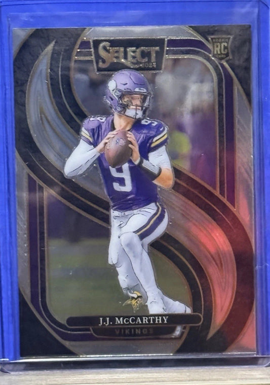 2024 Panini Select Premier Level J.J. McCarthy #134 Rookie RC Minnesota Vikings