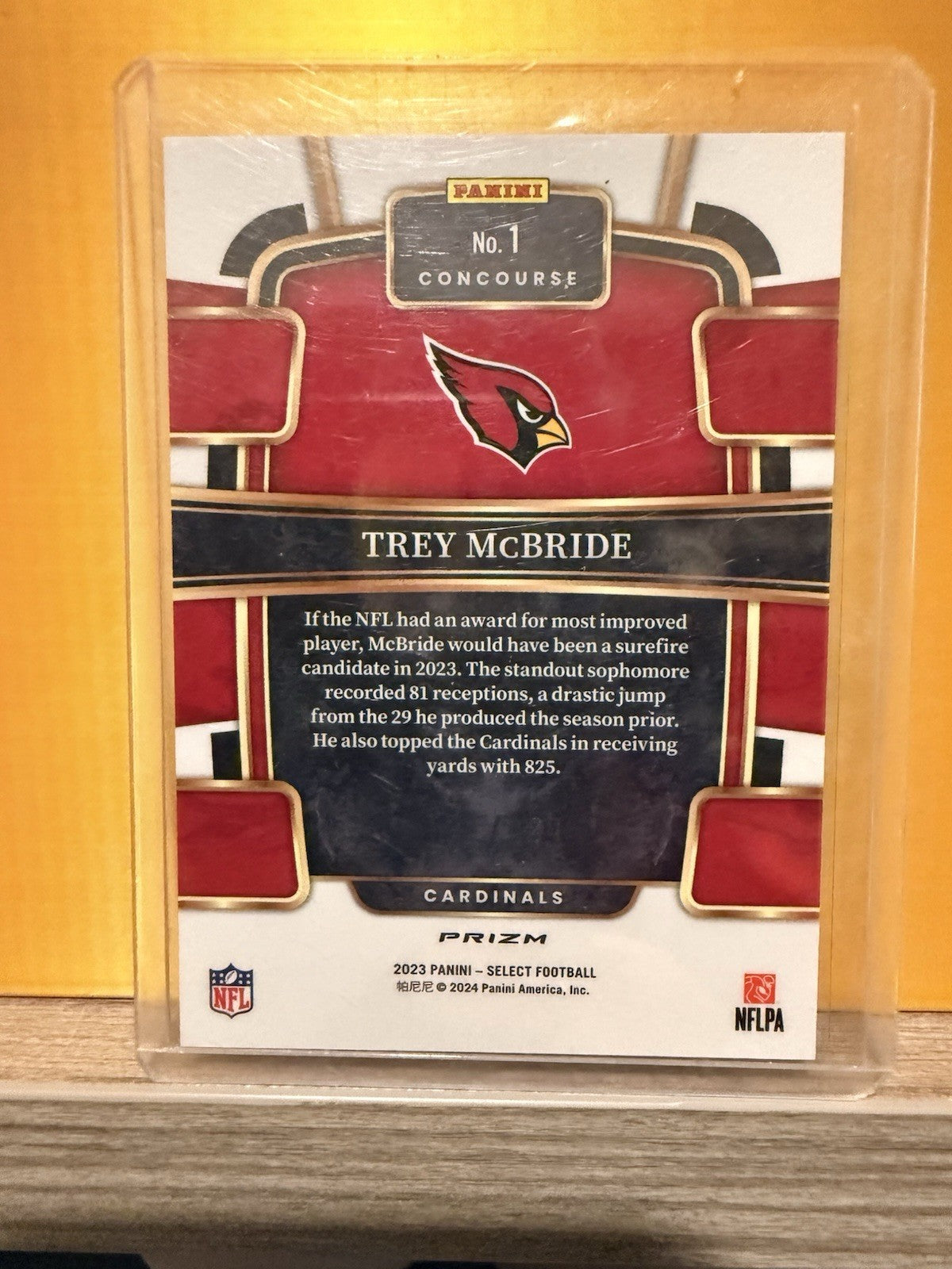2023 Panini Select Concourse Blue Prizm /199 Trey McBride #1 0t30