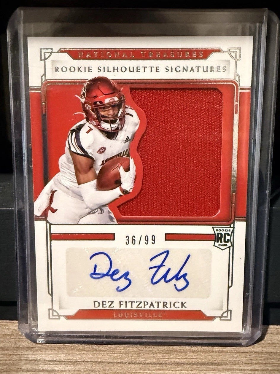 2021 National Treasures Dez Fitzpatrick Silhouettes Signatures /99 Louisville