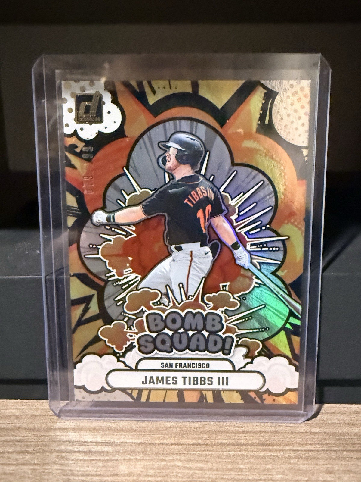 2025 Donruss Baseball James Tibbs III Bomb Squad! HOLO /199 Giants #14